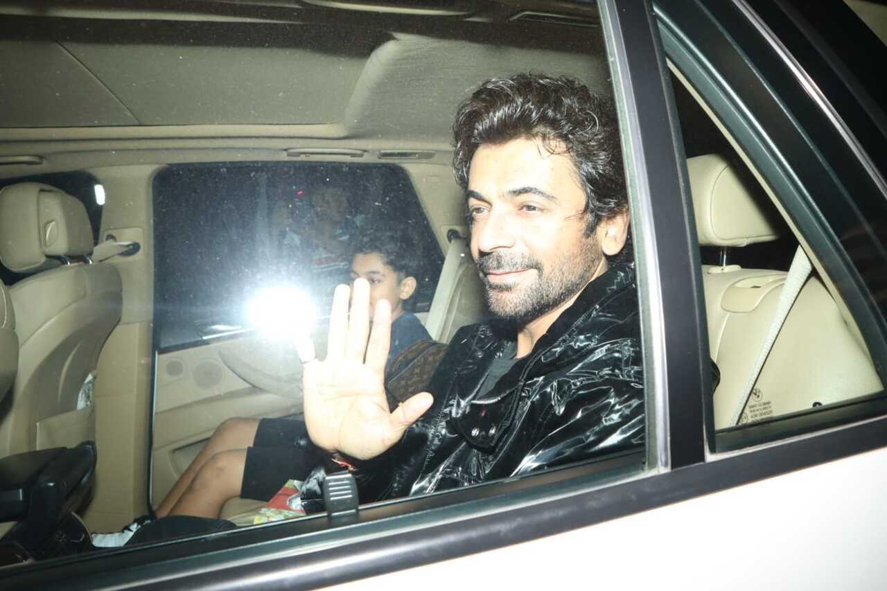 Jawan actor Sunil Grover attended the film's special screening